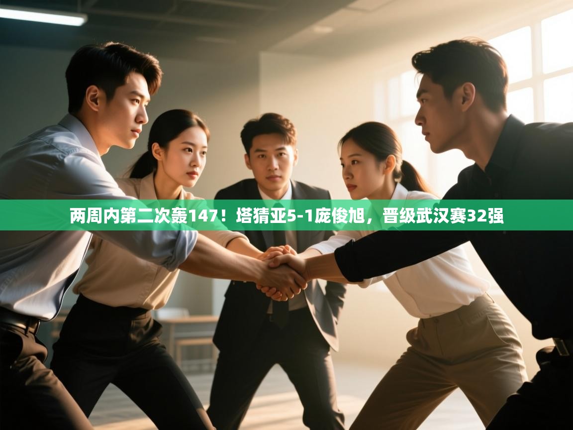 鲸鱼体育app-两周内第二次轰147!塔猜亚5-1庞俊旭,晋级武汉赛32强 第3张